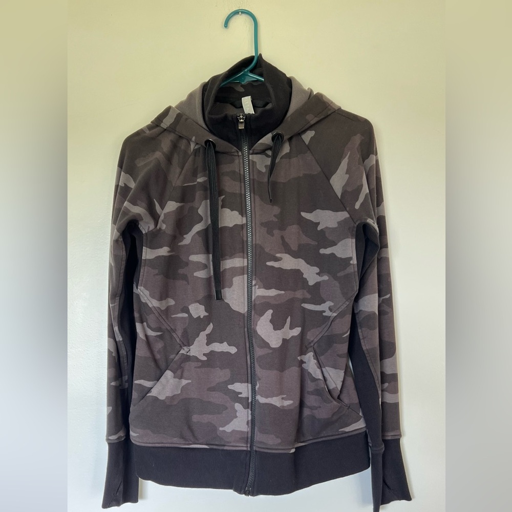 Athleta Camouflage zip up Hoodie